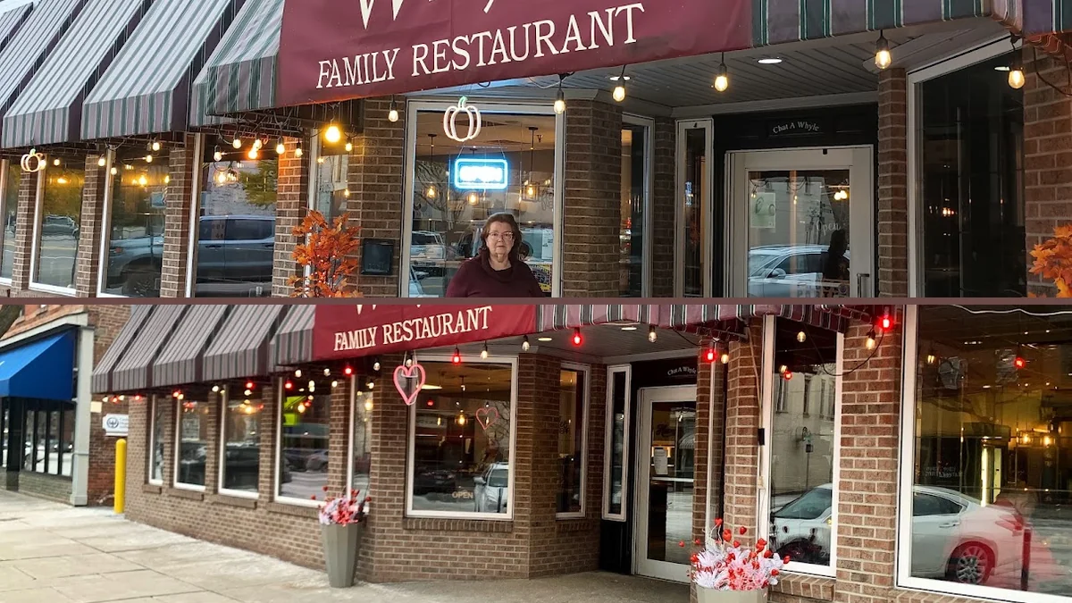 Comfort food spot with unfussy table settings.